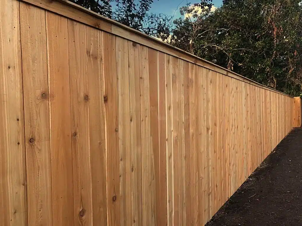 Cedar Fence Installation